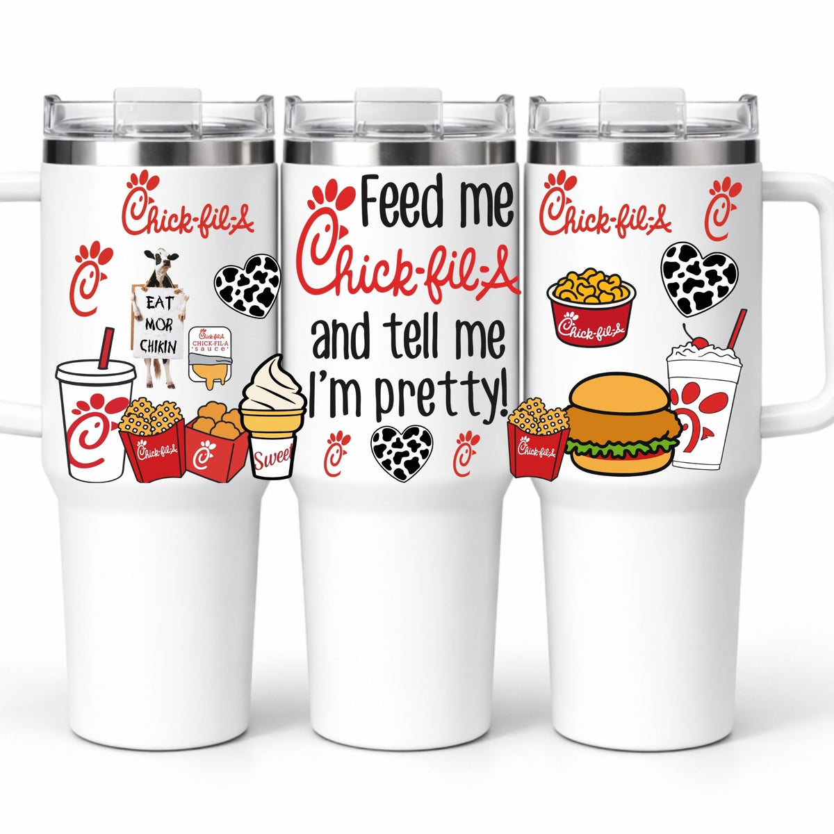 D-1558 CHICK FIL A 40 OZ WRAP 11"W X 5"H