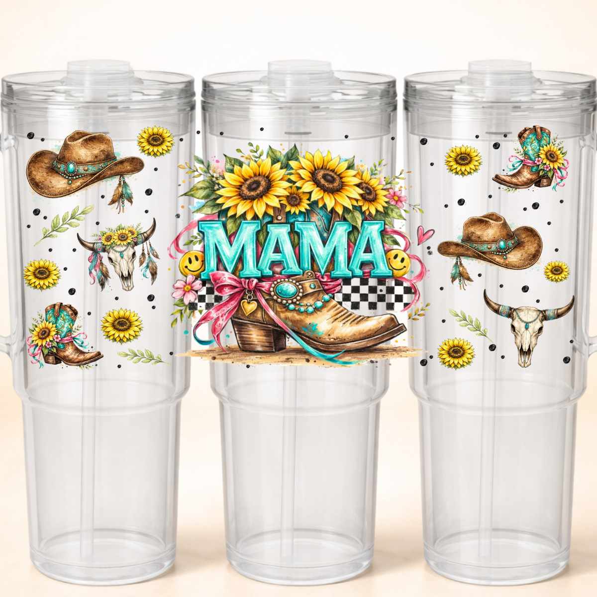 D-1571 COUNTRY MAMA 40 OZ WRAP 11"W X 5"H