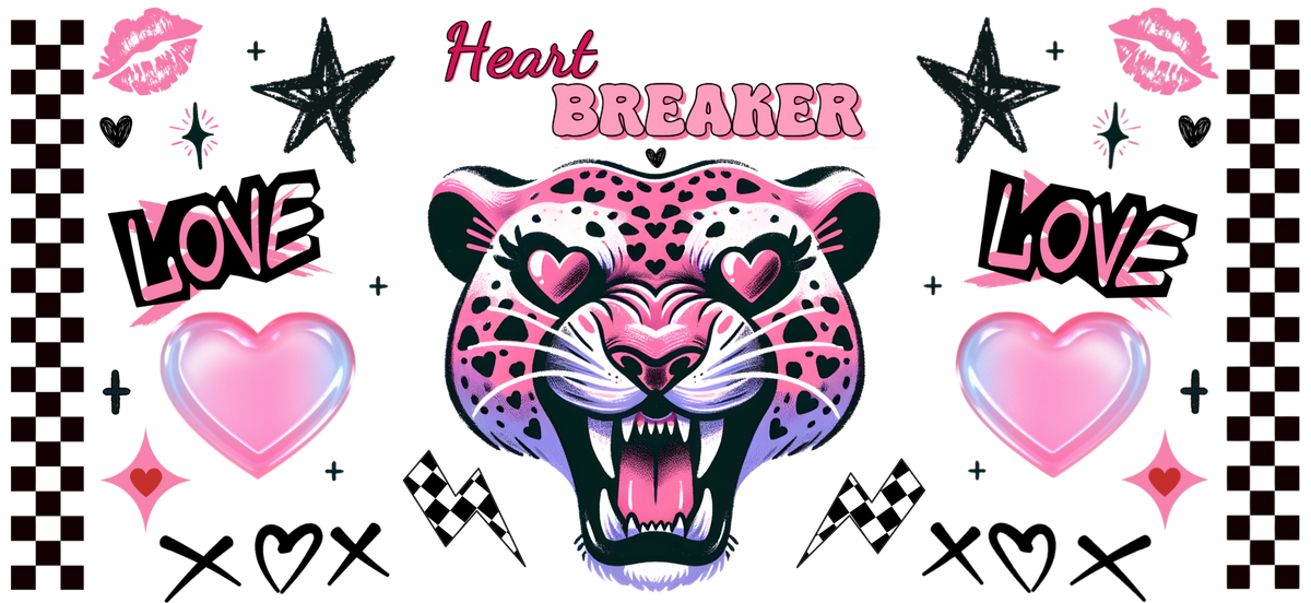 D-20-100 HEART BREAKER 40 OZ WRAP 11"W X 5"H
