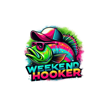 A-1105  WEEKEND HOOKER  3.75"w x 3.5"h WEEKEND HOOKER