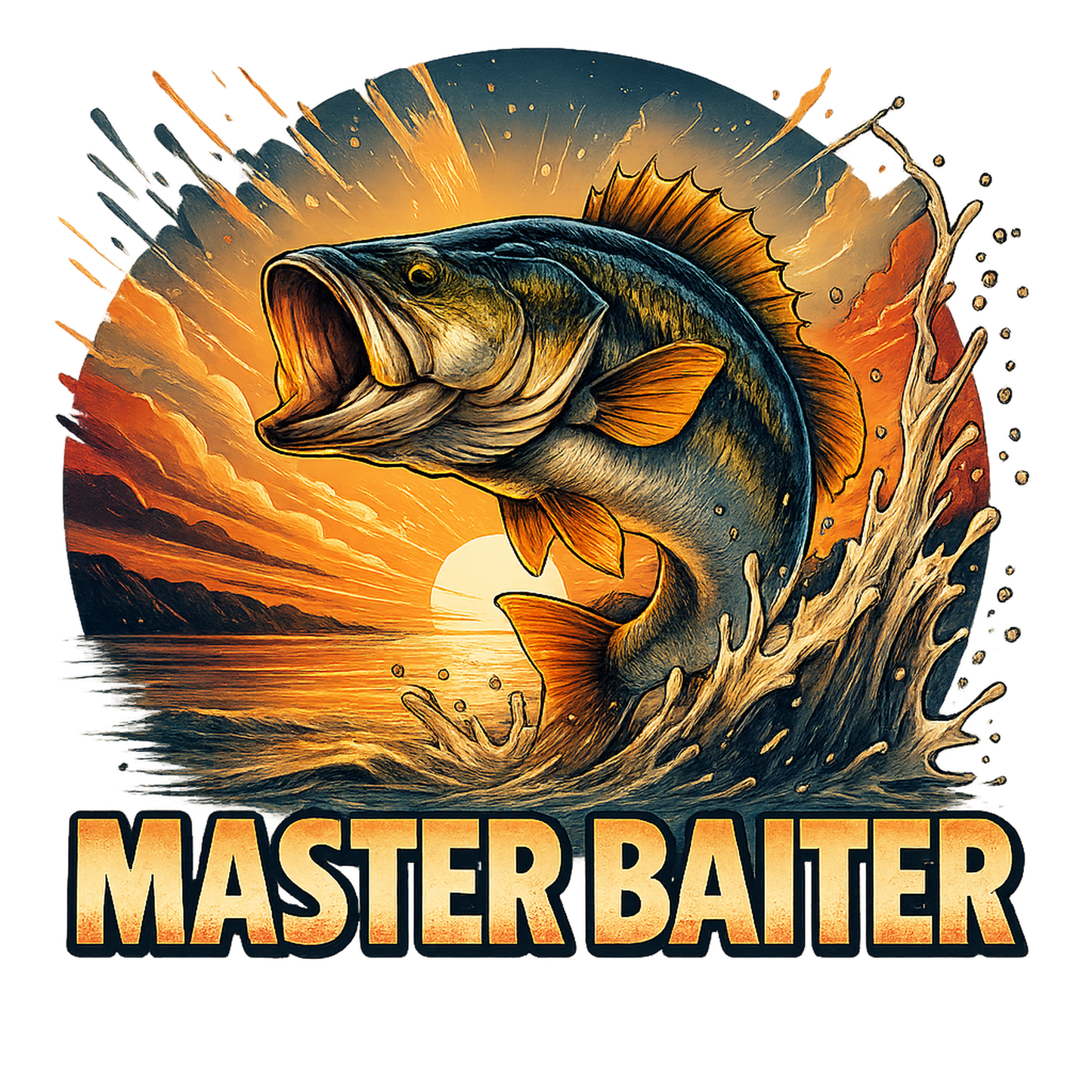 A-1106  3.75"w x 3.5"h    MASTER BAITER