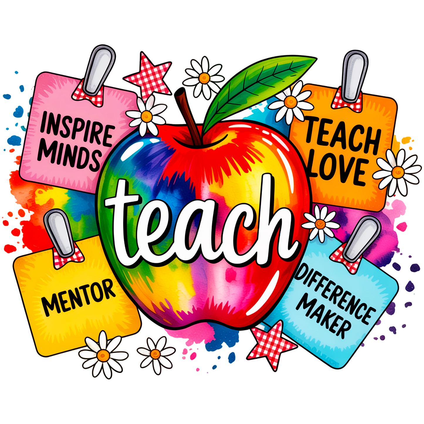 A-1101  TEACH  3.75"w x 3.75"h