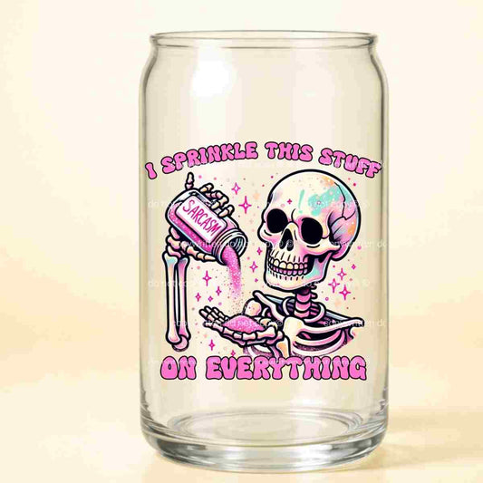 A-1121  SPRINKLE SARCASM  3.75"w x 3.75"h
