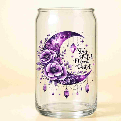 A-1126 PURPLE MOON CHILD 3.75"W X 4.25"H