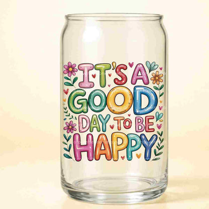 A-1131  BE HAPPY  3.75"W X 3.75"H