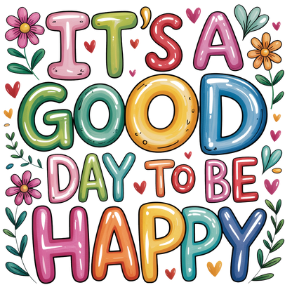 A-1131  BE HAPPY  3.75"W X 3.75"H