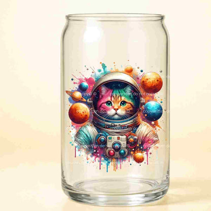 A-1133  SPACE KITTY  3.75"w x 3.75"h