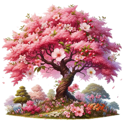 A-1136 CHERRY TREE  3.75"W X 3.5"H