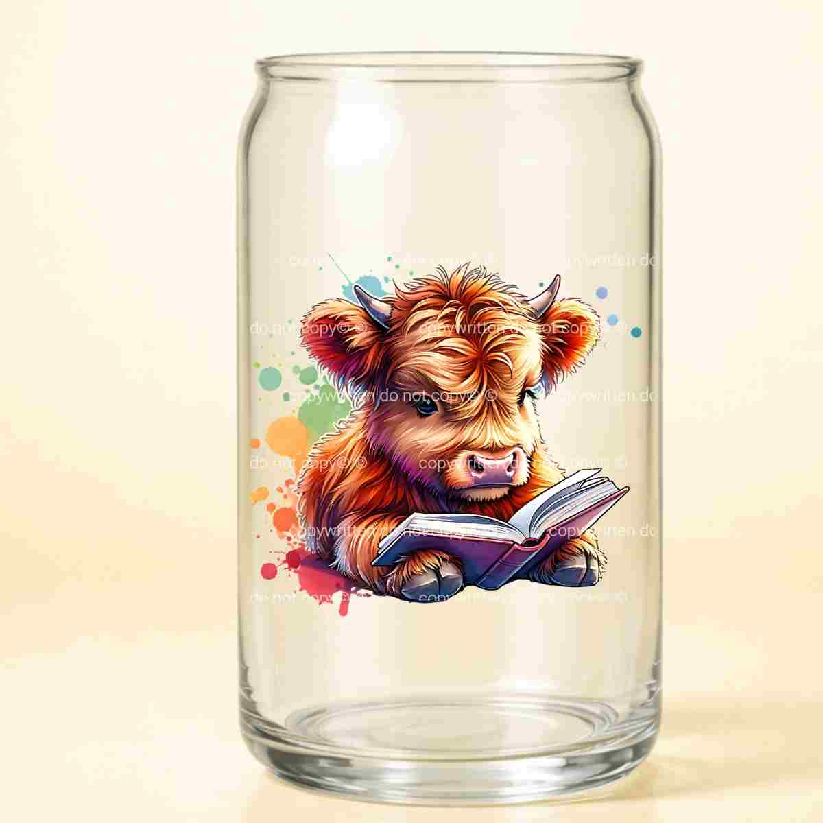 A-1137  COW READER  3.75"w x 3.50"h