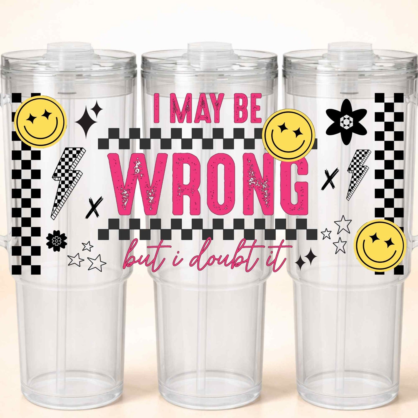 D-1148 WRONG 40 OZ WRAP 11"W X 5"H