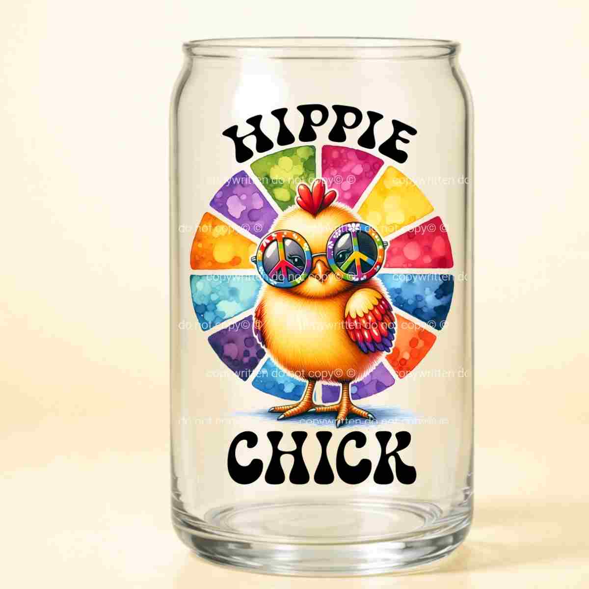 A-1151  HIPPIE CHICK  3.75"W X 4.25"H