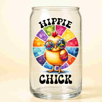 A-1151  HIPPIE CHICK  3.75"W X 4.25"H