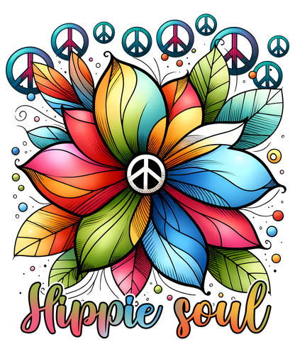 A-1153 HIPPIE SOUL  3.75"W X 3.75"H