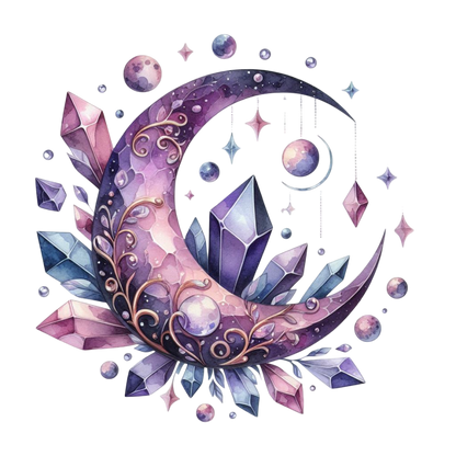 A-1160 MOON CRYSTALS 3.75"w x 3.75"h