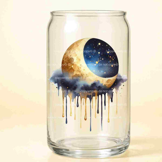 A-1164  MOON DRIP  3.75"w x 4.5"h