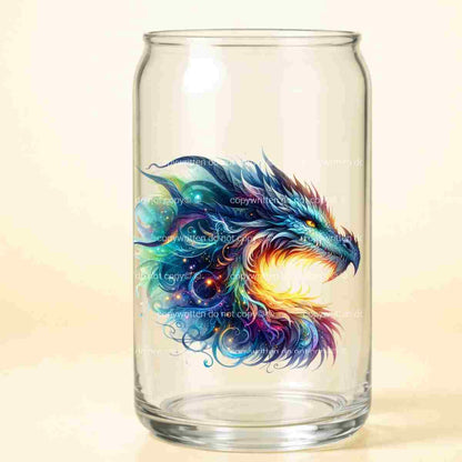 A-1166 BLUE DRAGON 3.75"W X 3.75"H