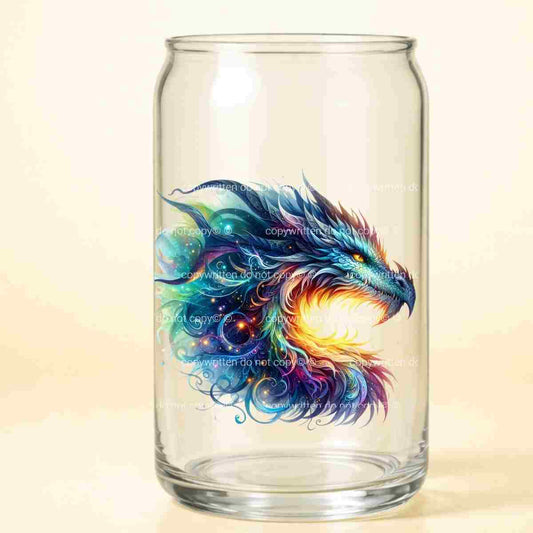A-1166 BLUE DRAGON 3.75"W X 3.75"H