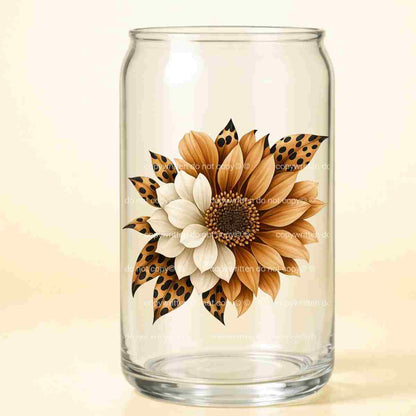 A-1167  LEOPARD SUNFLOWER 3.75"w x 3.75"h