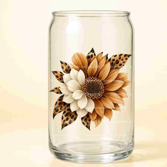 A-1167  LEOPARD SUNFLOWER 3.75"w x 3.75"h
