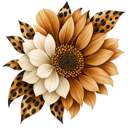 A-1167  LEOPARD SUNFLOWER 3.75"w x 3.75"h