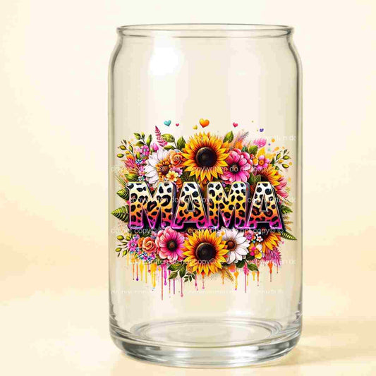 A-1175 SUNFLOWER MAMA 3.75"W X 3.75"H