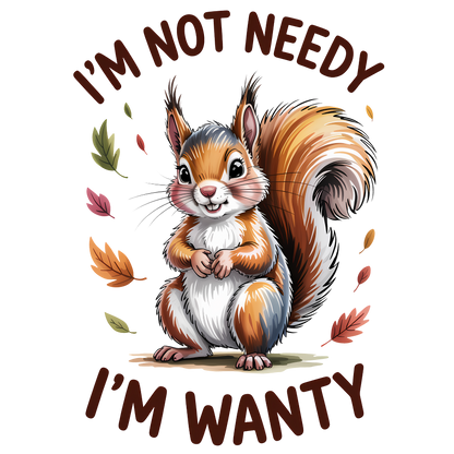 A-1176 NEEDY / WANTY  3.75"w x 4"h