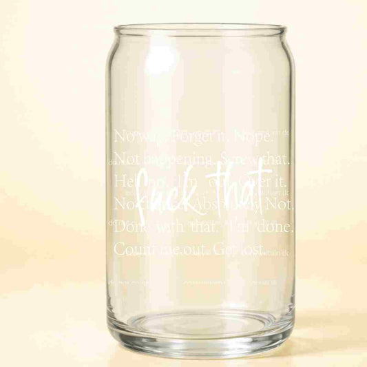 A-1177 B  F THAT WHITE 3.75"w x 2.75"h