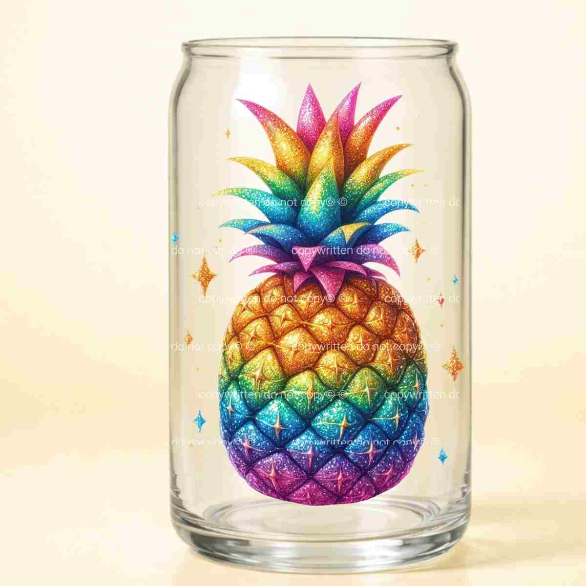 A-1179 RAINBOW PINEAPPLE  3.75"W X 5.25" H
