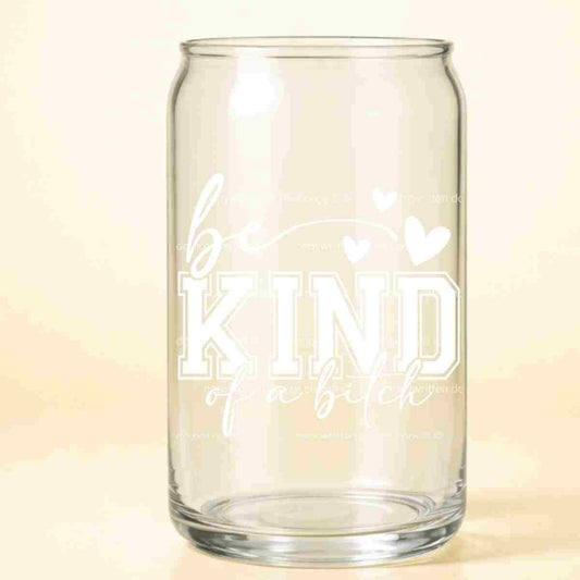 A-1181B  BE KIND WHITE  3.75"w x 3.50"h
