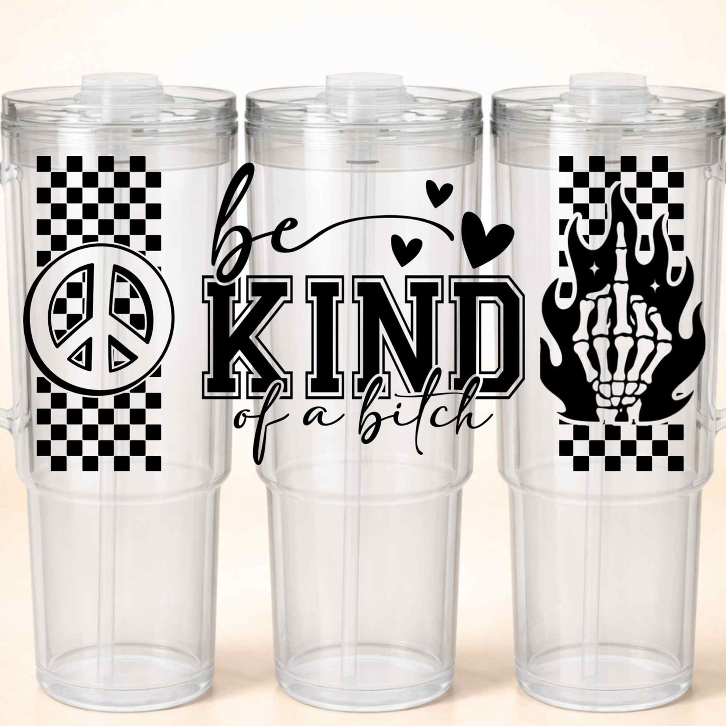D-1181 BE KIND 40 OZ WRAP 11"W X 5"H
