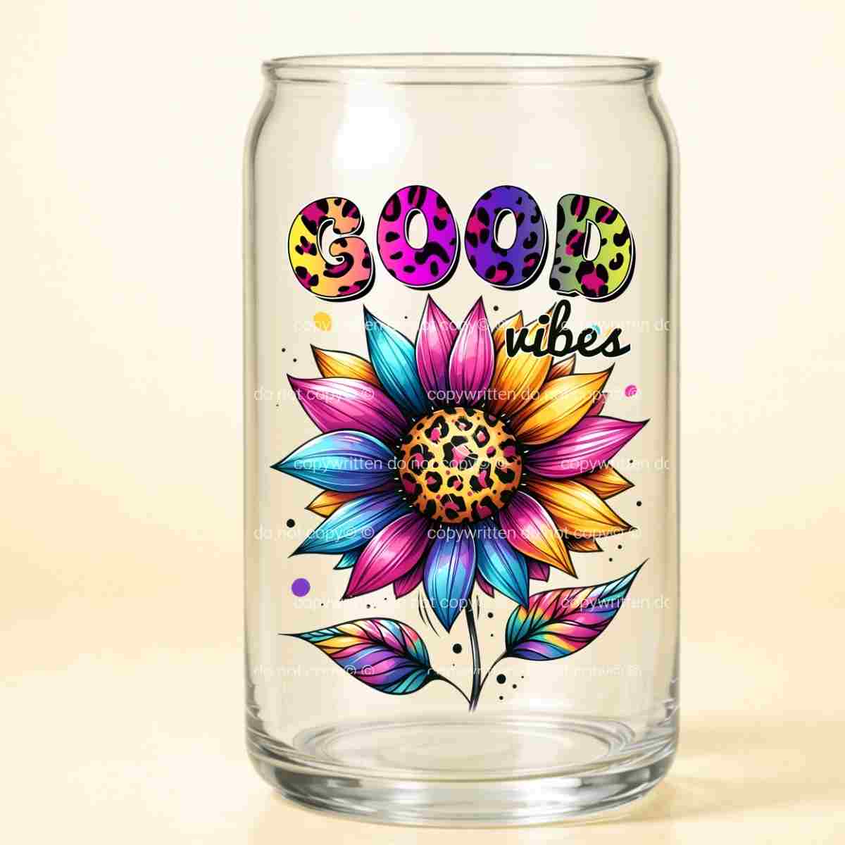 A-1182 GOOD VIBES  3"W X 3.75"H