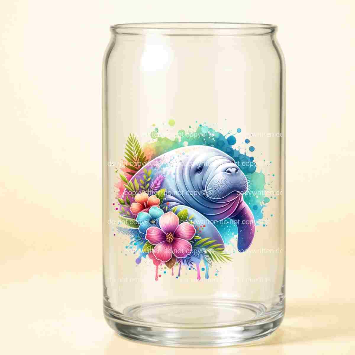 A-1185 MANATEE  3.75"W X 3.75"H