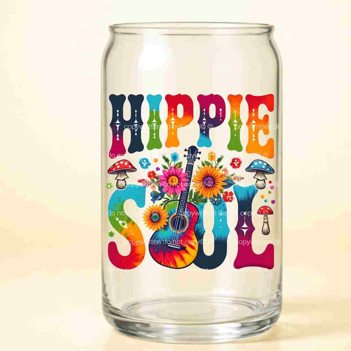 A-1186  HIPPIE SOUL  3.75"W X 3.75"H