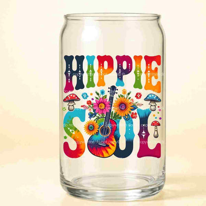 A-1186  HIPPIE SOUL  3.75"W X 3.75"H