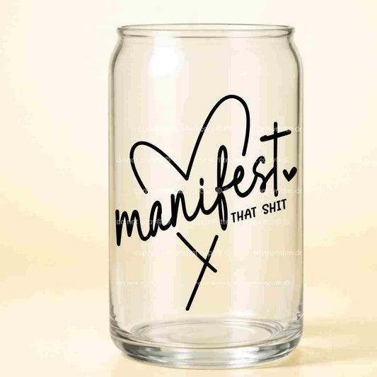 A-1188 manifest in black  3.75"W X 3.75"H