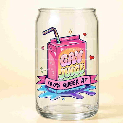 A-1196 GAY JUICE 3.75"W X 3.75"H