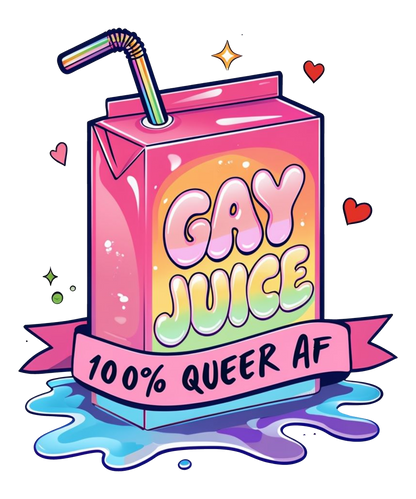 A-1196 GAY JUICE 3.75"W X 3.75"H