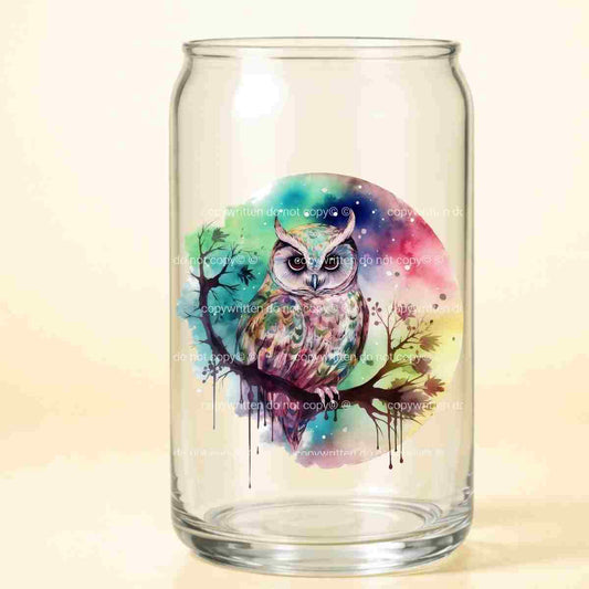 A-1200  OWL ON BRANCH  3.75"W X 3.75"H