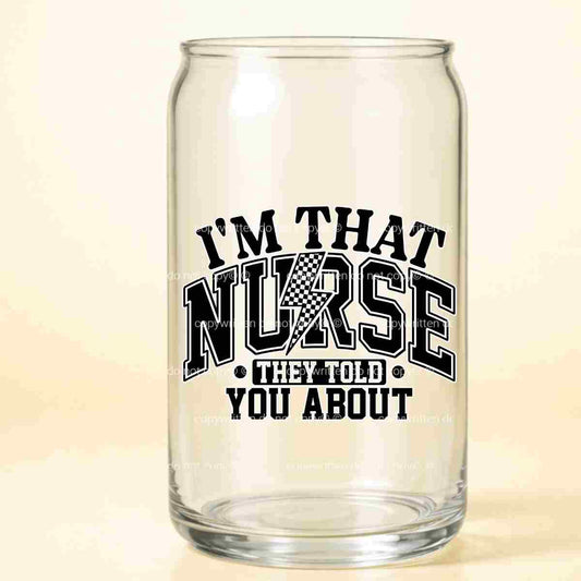 A-1206 that nurse 3.75"w x 3.75"h