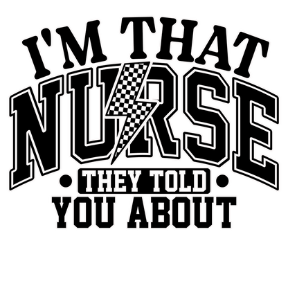 A-1206 that nurse 3.75"w x 3.75"h