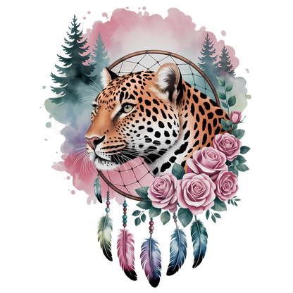 A-1208  CHEETAH DREAMCATCHER