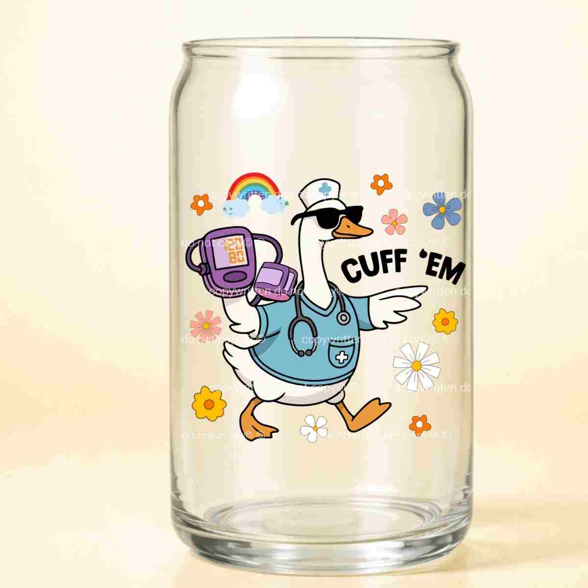 A-1215  CUFF EM  3.75"W X 3.75"H