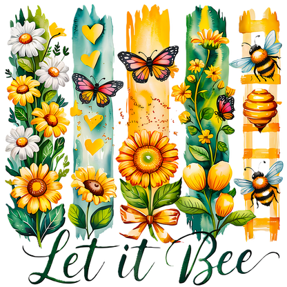 A-1216 LET IT BEE  3.75"W X 3.75"H
