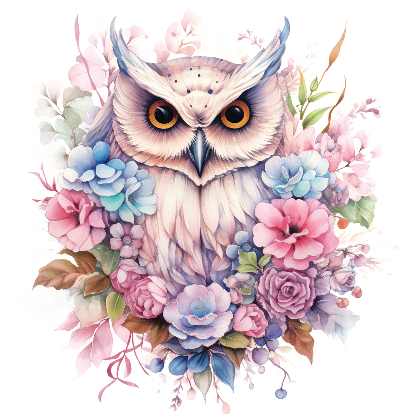 A-1221 owl  3.75"w x 3.75"h