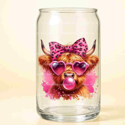A-1227 BUBBLE COW 3.75"W X 3.75"H