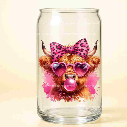 A-1227 BUBBLE COW 3.75"W X 3.75"H