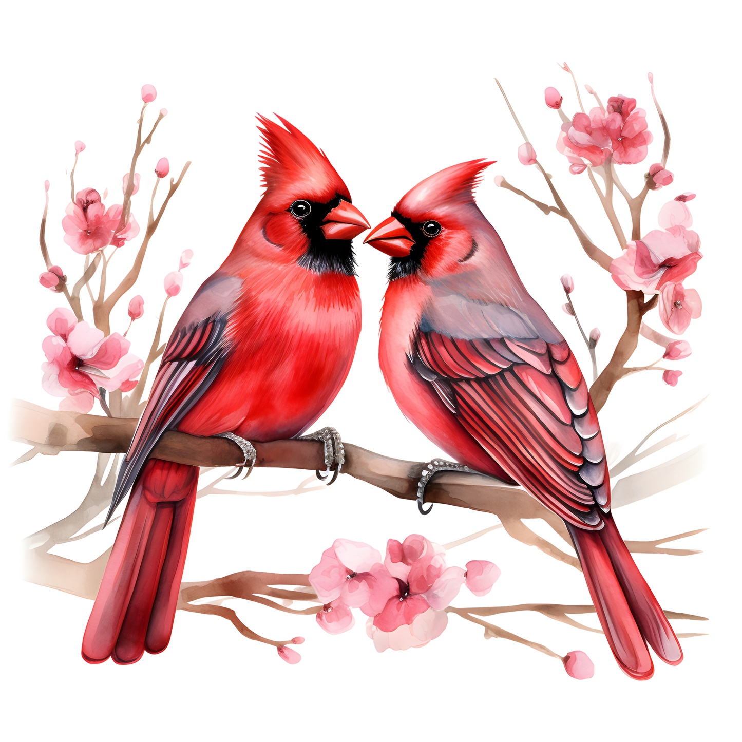 A-1235 CARDINALS  3.75"w x 3.25"H