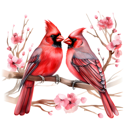 A-1235 CARDINALS  3.75"w x 3.25"H