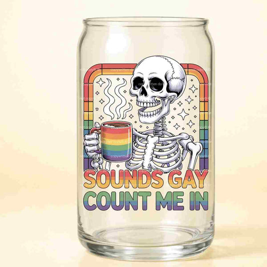 A-1236  SOUNDS GAY 3.75"W  X 4.75"H