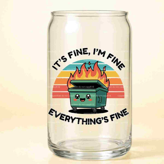 A-1237 ITS FINE DUMPSTER 3.75"W  X 3.75"H